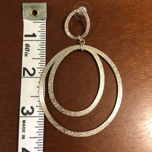 NWT Boston Proper Multi Hoop Brushed Gold Earrings